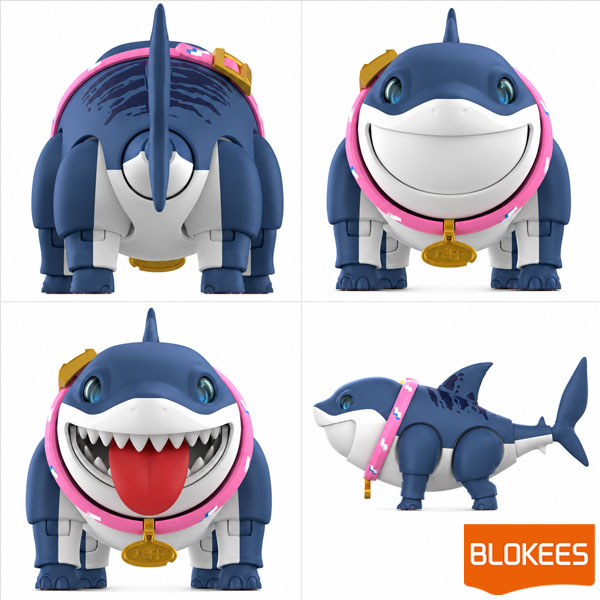 Blokees Marvel Rivals Champion Class 12 Jeff The Land Shark Model Kit